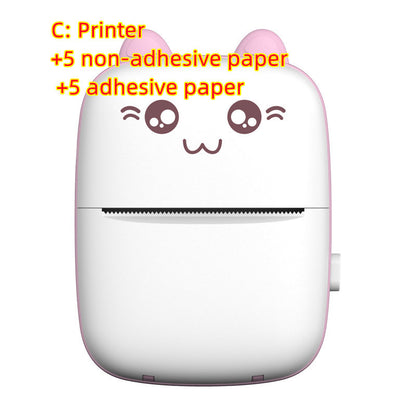Mini Bluetooth Label Printer – Pocket-Sized Wireless Photo & Note Printer