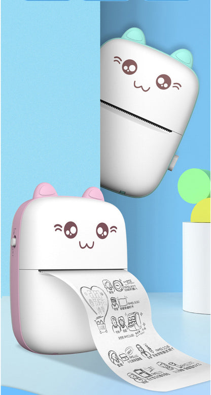 Mini Bluetooth Label Printer – Pocket-Sized Wireless Photo & Note Printer