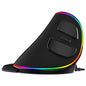 Vertical RGB Ergonomic Mouse – Anti-Hand Strain Snail Design
