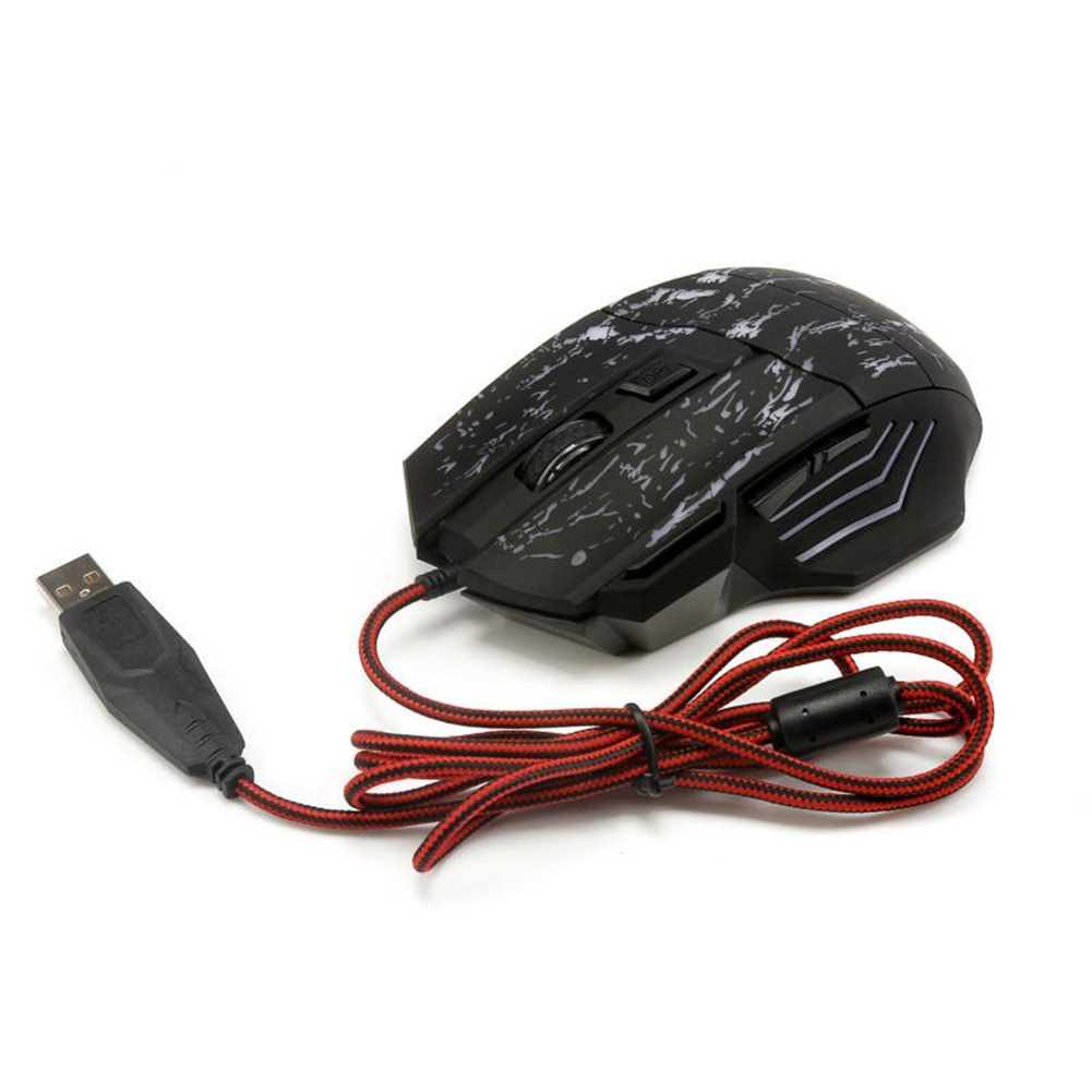 Wired Gaming Mouse – Precision Control with RGB Lighting