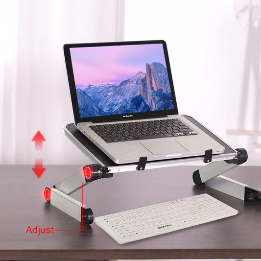 Foldable Ergonomic Laptop Stand – Adjustable Desk & Tablet Holder