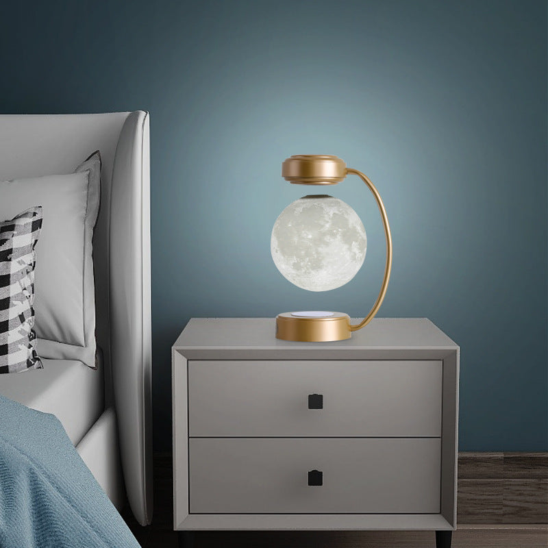 3D Levitating LED Moon Lamp – Floating Wireless Night Light