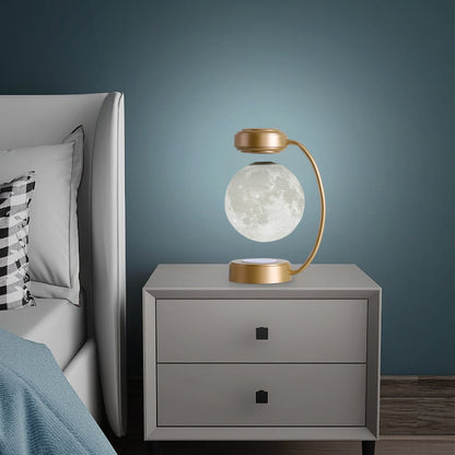 3D Levitating LED Moon Lamp – Floating Wireless Night Light