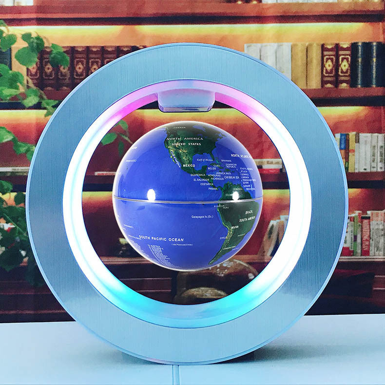 Magnetic Levitating LED Globe – Floating World Map Light