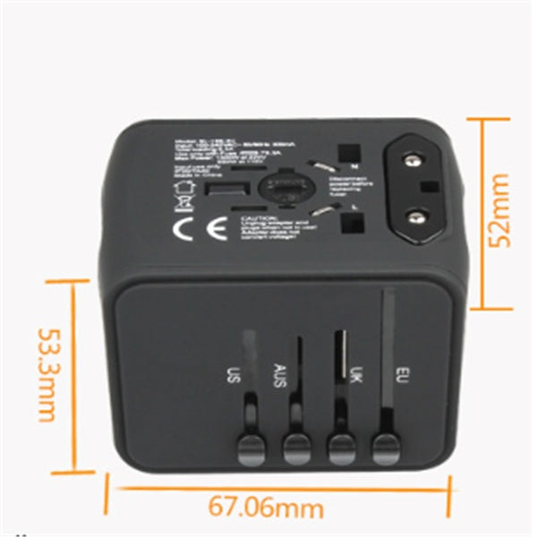 Multi-Function Power Socket – Universal Charging Hub with USB