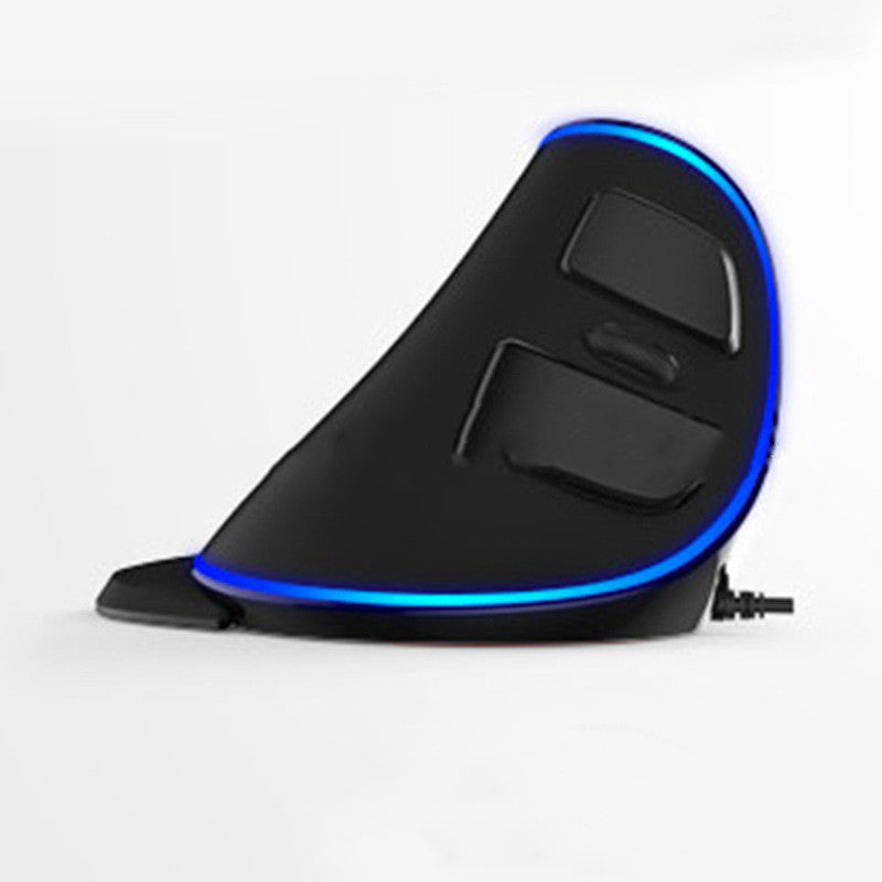 Vertical RGB Ergonomic Mouse – Anti-Hand Strain Snail Design