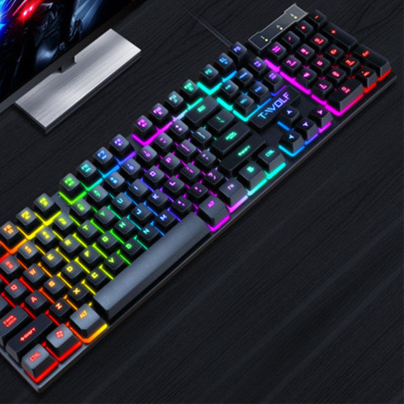 Luminous USB Gaming Keyboard – Floating Keycap Design