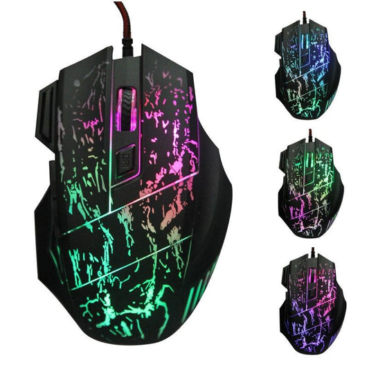 Wired Gaming Mouse – Precision Control with RGB Lighting