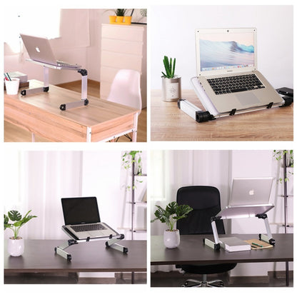Foldable Ergonomic Laptop Stand – Adjustable Desk & Tablet Holder