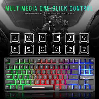 Mechanical Gaming Keyboard – Compact & Notebook-Compatible