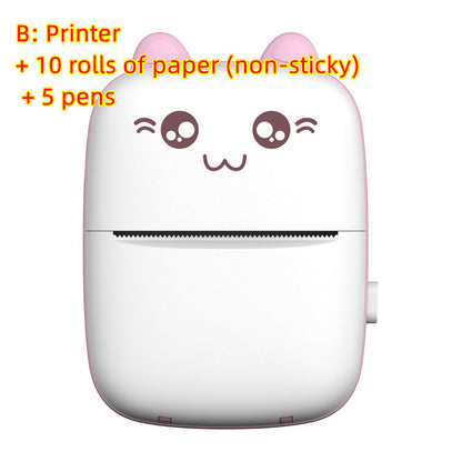 Mini Bluetooth Label Printer – Pocket-Sized Wireless Photo & Note Printer