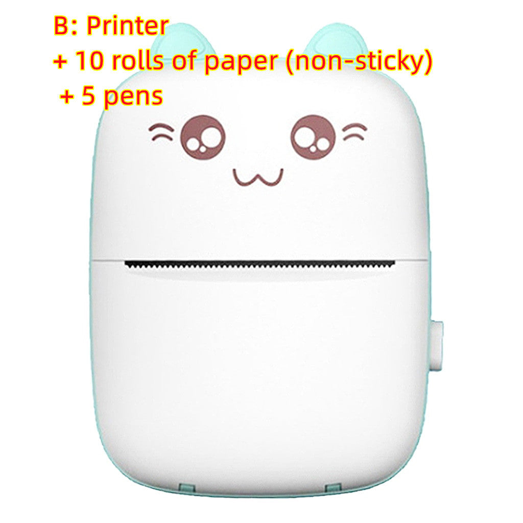 Mini Bluetooth Label Printer – Pocket-Sized Wireless Photo & Note Printer