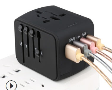 Multi-Function Power Socket – Universal Charging Hub with USB