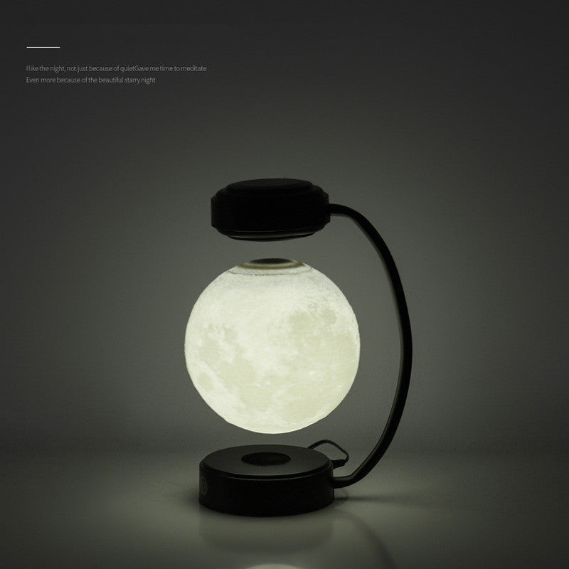 3D Levitating LED Moon Lamp – Floating Wireless Night Light