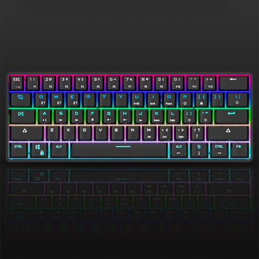 Wireless Mechanical Bluetooth Keyboard – PBT Keycaps & RGB Flair
