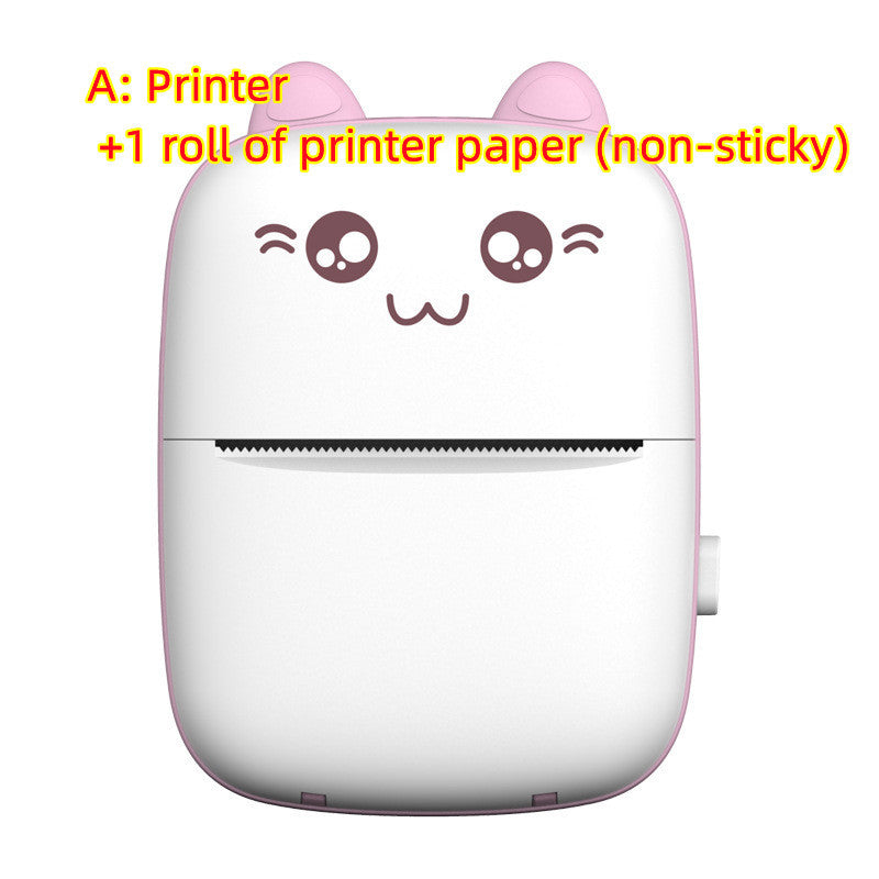 Mini Bluetooth Label Printer – Pocket-Sized Wireless Photo & Note Printer