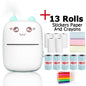 Mini Bluetooth Label Printer – Pocket-Sized Wireless Photo & Note Printer